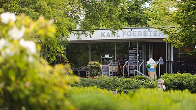 Der Karl-Foerster-Pavillon im Britzer Garten